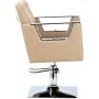 Fotel fryzjerski Kora hydrauliczny obrotowy do salonu fryzjerskiego podnóżek krzesło fryzjerskie Outlet - 3